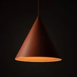TK Lighting CONO függeszték fém, téglaszín, E27 - TK-10065