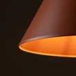 TK Lighting CONO függeszték fém, téglaszín, E27 - TK-10065
