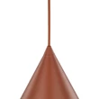 TK Lighting CONO függeszték fém, téglaszín, E27 - TK-10065