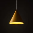 TK Lighting CONO függeszték fém, sárga, E27 - TK-10066