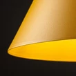 TK Lighting CONO függeszték fém, sárga, E27 - TK-10066