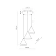 TK Lighting CONO függeszték fém, fekete, E27 - TK-10067