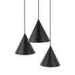 TK Lighting CONO függeszték fém, fekete, E27 - TK-10067
