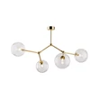 TK Lighting FAIRY mennyezet lámpa fém, üveg, arany, áttetsző, G9 - TK-10070