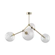 TK Lighting FAIRY mennyezet lámpa fém, üveg, arany, áttetsző, G9 - TK-10070