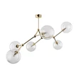 TK Lighting FAIRY mennyezet lámpa fém, üveg, arany, áttetsző, G9 - TK-10071
