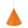 TK Lighting CONO függeszték fém, narancssárga, E27 - TK-10075
