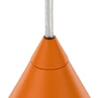 TK Lighting CONO függeszték fém, narancssárga, E27 - TK-10075