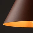 TK Lighting CONO függeszték fém, téglaszín, E27 - TK-10076