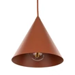 TK Lighting CONO függeszték fém, téglaszín, E27 - TK-10076