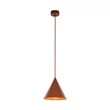 TK Lighting CONO függeszték fém, téglaszín, E27 - TK-10076