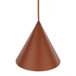 TK Lighting CONO függeszték fém, téglaszín, E27 - TK-10076
