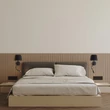 TK Lighting MAJA fali lámpa fém, szövet, fekete, E27 + G9 - TK-10081