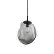 TK Lighting SOL függeszték fém, üveg, fekete, füstszín, E27 - TK-10084