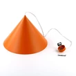 TK Lighting CONO függeszték fém, narancssárga,  E27 - TK-10088