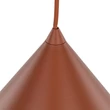 TK Lighting CONO függeszték fém, téglaszín, E27 - TK-10089