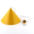 TK Lighting CONO függeszték fém, sárga, E27 - TK-10090