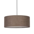 TK Lighting EARTH függeszték fém, szövet, fekete, barna, E27 - TK-10101