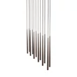 TK Lighting PIANO függeszték fém, fekete, barna, G9 - TK-10111
