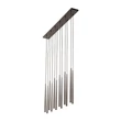 TK Lighting PIANO függeszték fém, fekete, barna, G9 - TK-10111