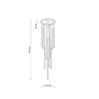 TK Lighting PIANO függeszték fém, arany,  G9 - TK-10118