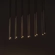 TK Lighting PIANO függeszték fém, arany, fekete,  G9 - TK-10119