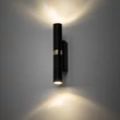 TK Lighting LAGOS fali lámpa fém, fekete, arany, G9 - TK-10145