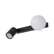 TK Lighting VOX fali lámpa fém, üveg, fekete, fehér, GU10+G9 - TK-10148