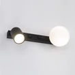 TK Lighting VOX fali lámpa fém, üveg, fekete, fehér, GU10+G9 - TK-10148