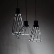 TK Lighting MODESTO függeszték fém , fekete, GU10 - TK-10149