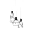 TK Lighting MODESTO függeszték fém , fekete, GU10 - TK-10149