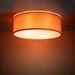 TK Lighting NICOLA mennyezet lámpa fém, műanyag, szövet, narancssárga, fehér, E27 - TK-10153