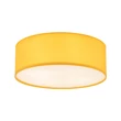 TK Lighting NICOLA mennyezet lámpa fém, műanyag, szövet, sárga, fehér, E27 - TK-10154