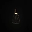 TK Lighting MODESTO függeszték fém, fa, fekete, barna, GU10 - TK-10155