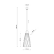 TK Lighting MODESTO függeszték fém, fekete, GU10 - TK-10161