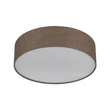 TK Lighting EARTH mennyezet lámpa fém, szövet, barna, fehér, E27 - TK-10165