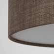 TK Lighting EARTH mennyezet lámpa fém, szövet, barna, fehér, E27 - TK-10165