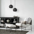 TK Lighting ZOE függeszték fém, fekete, E27 - TK-10167
