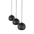 TK Lighting ZOE függeszték fém, fekete, E27 - TK-10169