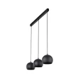 TK Lighting ZOE függeszték fém, fekete, E27 - TK-10169