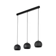 TK Lighting ZOE függeszték fém, fekete, E27 - TK-10169