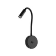 TK Lighting LAGOS fali lámpa fém, fekete, G9 - TK-10200
