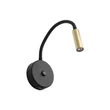 TK Lighting LAGOS fali lámpa fém, fekete, arany, G9 - TK-10201