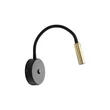 TK Lighting LAGOS fali lámpa fém, fekete, arany, G9 - TK-10201
