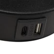 TK Lighting MAJA fali lámpa fém, szövet, fekete, E27 + G9 - TK-10203