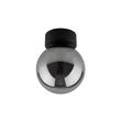 TK Lighting ESTERA fali lámpa fém, üveg, fekete, füstszín, G9 - TK-10255