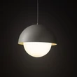TK Lighting BONO függeszték fém, üveg, ekrü, fehér, E27 - TK-10274
