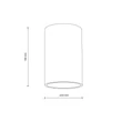 TK Lighting FLARE fürdőszobai mennyezet lámpa fém, fekete, GU10, IP44 - TK-10583
