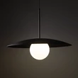 TK Lighting SLATE függeszték fém, üveg, fekete, fehér, E27 - TK-10637