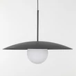 TK Lighting SLATE függeszték fém, üveg, fekete, fehér, E27 - TK-10637